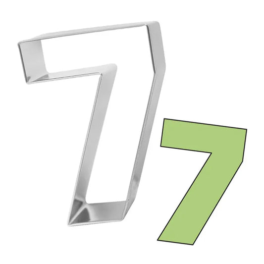 Number Seven Cookie Cutter
