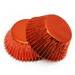 Orange Foil Mini Baking Cups (#360) 240pcs