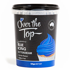 Over The Top Buttercream Icing Blue 425g