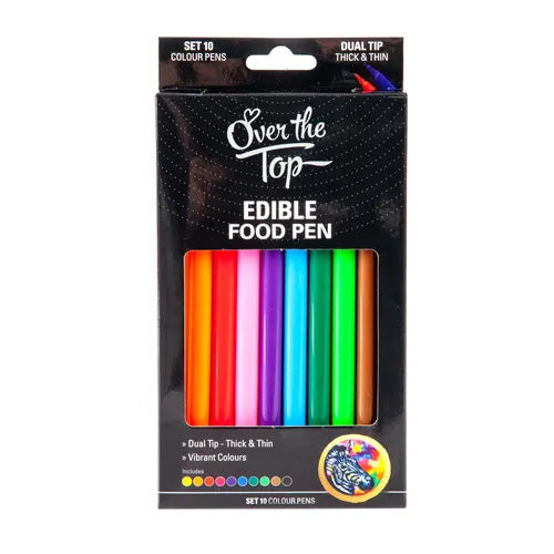 Over The Top Edible Food Pens 10 pack