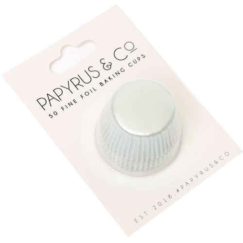 Papyrus Mini White Foil Baking Cups 50pcs (35mm Base)