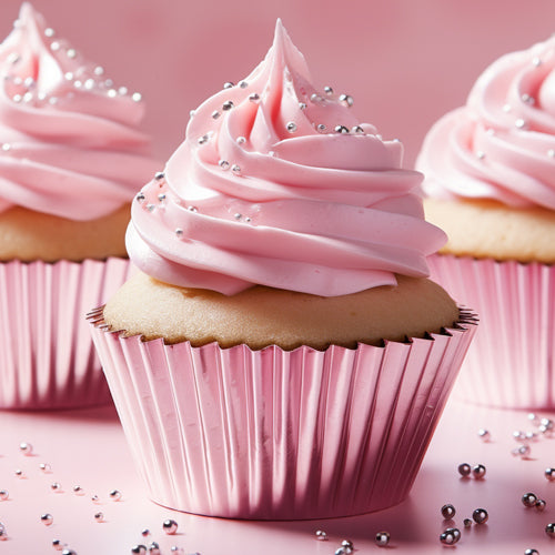 Papyrus Standard Pastel Pink Foil Baking Cups 50pcs (50mm Base)