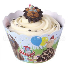 Party Animal Cupcake Wrappers 12pcs