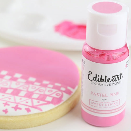 Sweet Sticks Edible Art Paint PASTEL PINK 15ml