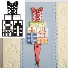 Patchwork Cutters/Embossers Stacked Parcels