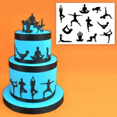 Patchwork Cutters Yoga Silhouette Set