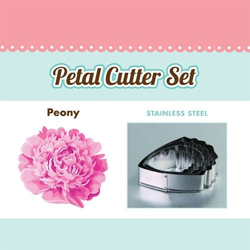 Peony Flower Cutters 4pcs