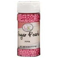 Pink Edible Pearls 4mm 113g