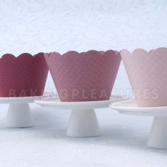 Pink Light Cupcake Wrapper 12pcs