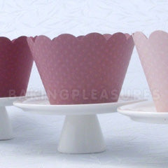 Pink Medium Cupcake Wrapper 12pcs