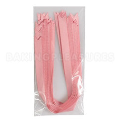 Pink Pre Cut Ribbons 25pcs
