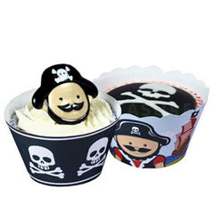 Pirate Cupcake Wrappers 12pcs