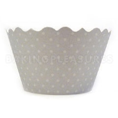 Platinum Cupcake Wrappers 12pcs