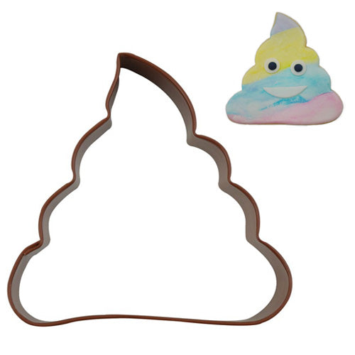Poop Emoji Brown Cookie Cutter