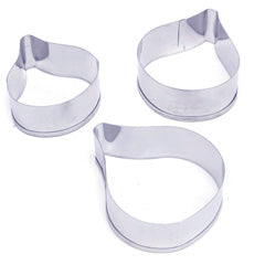 Poppy Petal Flower Cutters 3pcs