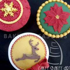 Katy Sue Prancing Reindeer Christmas Cupcake Mould