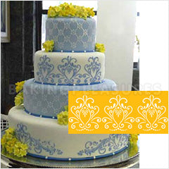 Princess Lace Cake Stencil #1