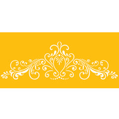 Princess Lace Cake Stencil #4