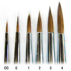 Pure Sable Brush for Cake Decorating No 4