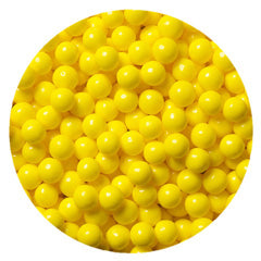 QS Edible Pearls 4mm Natural Yellow 60g