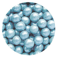 QS Edible Pearls 6mm Pearlized Blue 70g