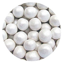 QS Edible Pearls 8mm Pearlized White 70g