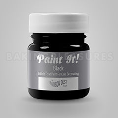 Rainbow Dust Edible Paint It Black 25ml