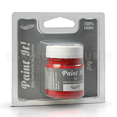 Rainbow Dust Edible Paint It Red 25ml (leaked slightly in transit. seal intact)