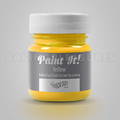 Rainbow Dust Edible Paint It Yellow 25ml (leaked slightly in transit.)