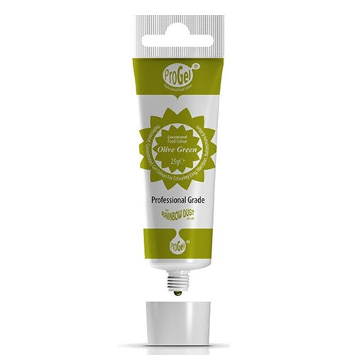 Rainbow Dust Progel Food Colour Olive Green 25g