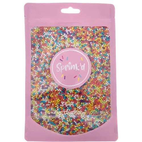 SPRINK'D | SUGAR BALLS | RAINBOW | 2MM | 500G