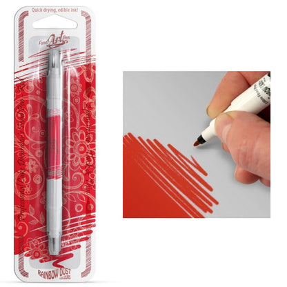 Rainbow Dust Red Edible Food Pen