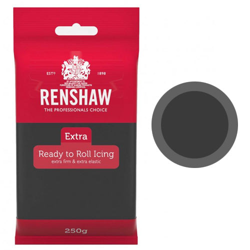 Renshaw Extra Black Icing Fondant 250g