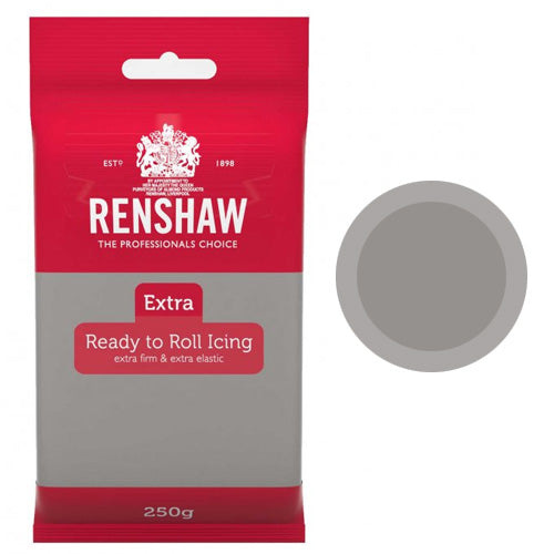 Renshaw Extra Grey Icing Fondant 250g