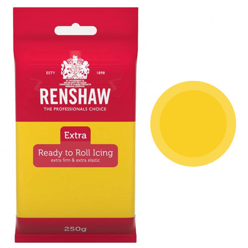 Renshaw Extra Yellow Icing Fondant 250g