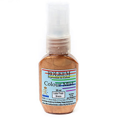 Rolkem Mist Luster Edible Paint Squirt Spray BRONZE 30ml