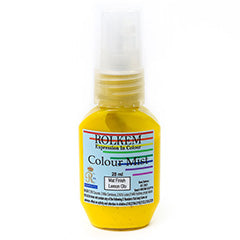 Rolkem Mist Matt Edible Paint Squirt Spray LEMON GLO 30ml