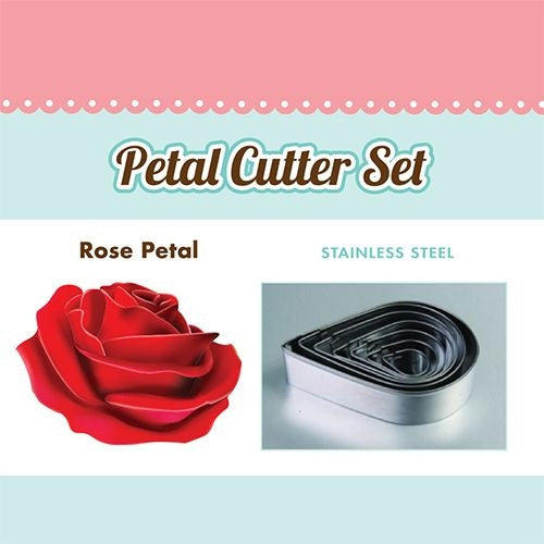 Rose Petal Flower Cutter 7pcs