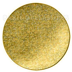 Round Gold Wood Masonite Cake Board 10 Inch