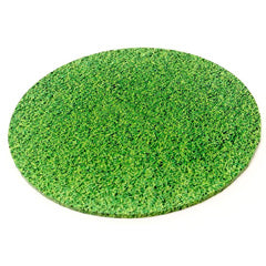 Round Grass Print Masonite Cake Board 10 Inch