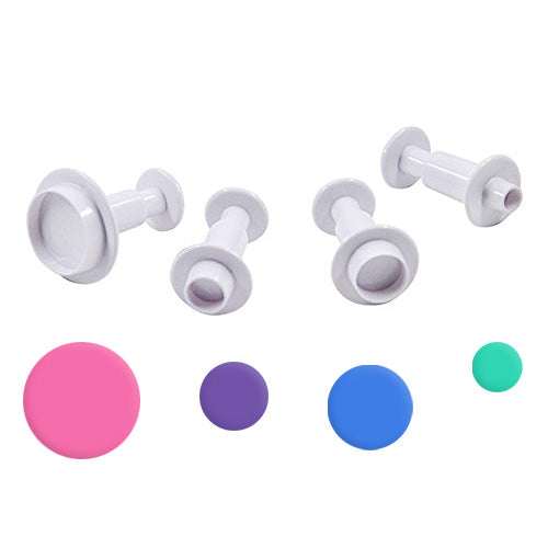 Mondo Round Plunger Cutters 4pcs
