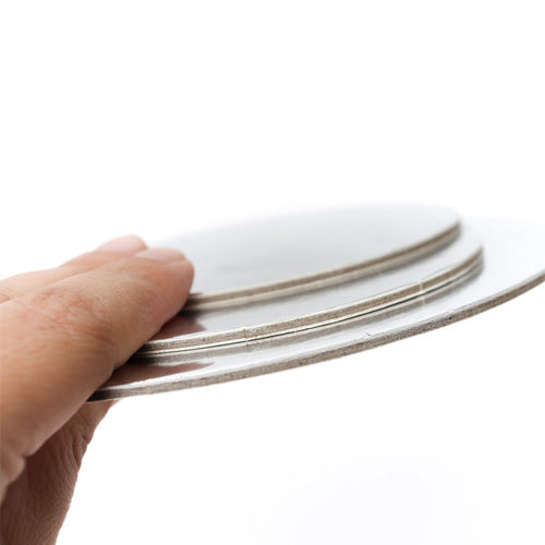 Round Silver Cardboard Cake Board 7 Inch 25pcs