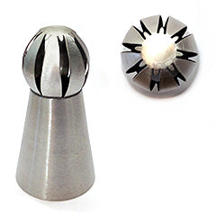 Ruffle Ball Russian Piping Tip D7 (Sun Hole)