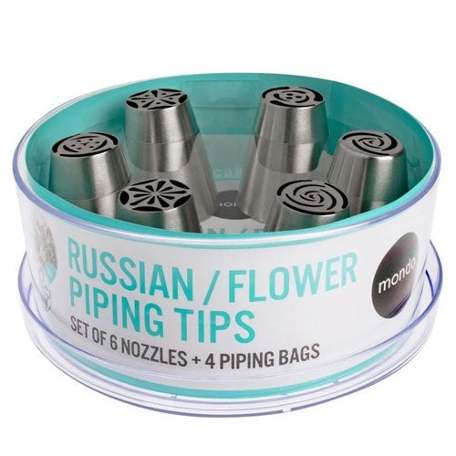 Russian Flower Piping Tip Set 10pcs
