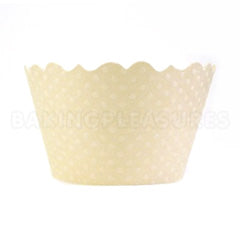 Sandbox Cream Cupcake Wrappers 12pcs