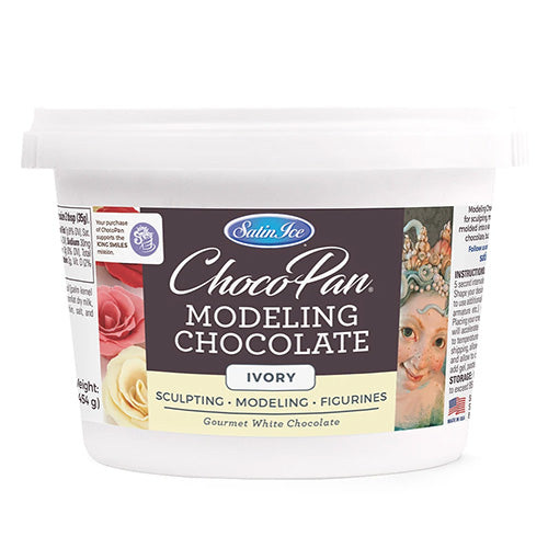 Satin Ice ChocoPan Modeling Chocolate IVORY 454g