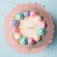 Scalloped Cake Board Pastel Pink 10 Inch