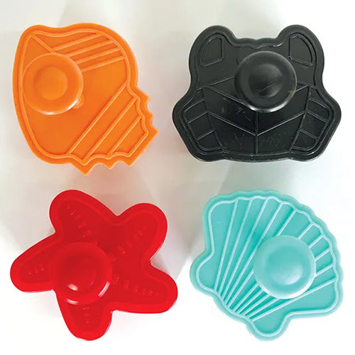 Sea Creatures Plunger Cutters 4pcs