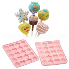 Silicone Assorted Shapes Cake Pop Mould