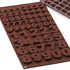 Silikomart Number 123 Silicone Chocolate Mould 1pc